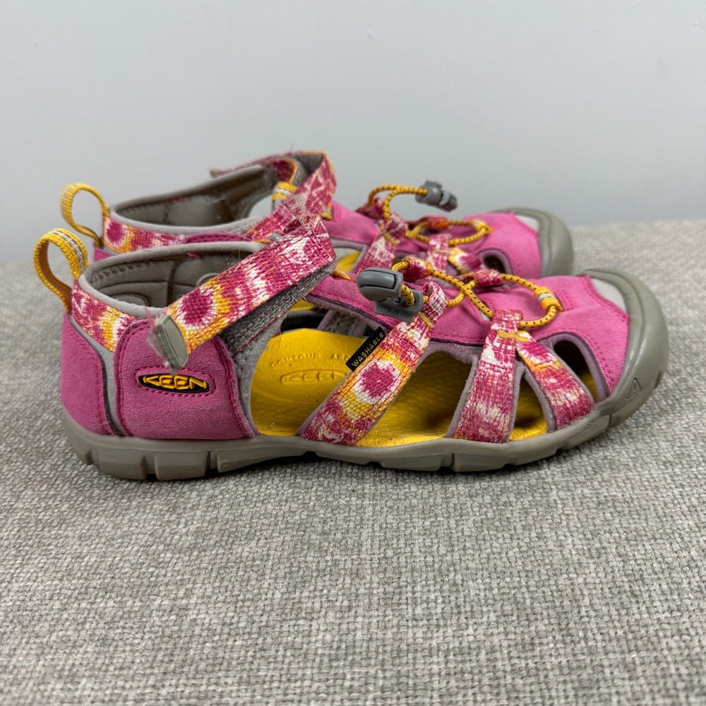 Keen Seacamp II CNX Sandals Pink Tie Dye Water Shoe Waterproof Closed Toe Size 5